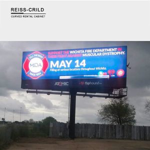 Buy cheap IP65 P5 SMD3535 6500nits Curved Led Screens 800W/M2 from wholesalers