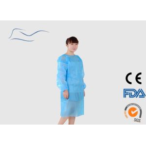 Buy cheap Lightweight Disposable Isolation Gowns PP / PE Material Neck / Waist Ties from wholesalers