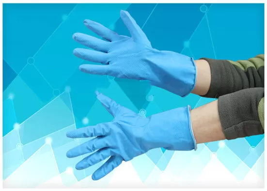 Quality Disposable Medical Gloves High Density Hospital Grade Disposable Gloves Smooth Surface Polyethylene Material for sale