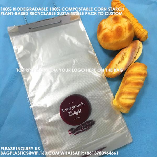 Quality Auto Packaging, Factory Customized Size Micro Perforate Pla Bread Packaging Wicket Bag Bread Cellophane Bag for sale