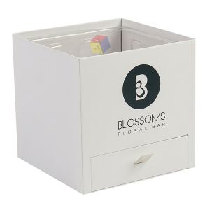 Buy cheap Lightweight Flower Packaging Box Cardboard Flower Box With Chocolate Drawer product