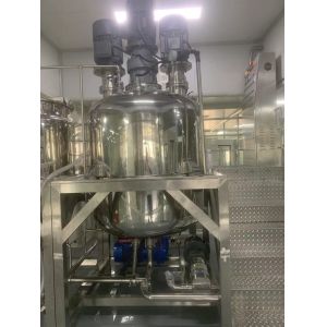 500-5000KG Cosmetic Emulsifier Mixing Vessels With PLC Control System