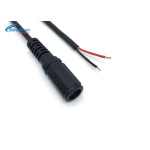 Buy cheap Black DC Power Extension Cable 24AWG UL2464 With Jack 5.5 X 2.1mm Male Plug from wholesalers