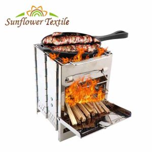 Buy cheap Stainless Steel Folding Barbecue Charcoal Grill Mini Barbecue Grill from wholesalers