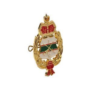 Buy cheap Custom Made Stamped 20mm Army Metal Badges Matt Silver Plating from wholesalers