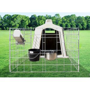 Galvanized Mesh Length 220cm Plastic Calf Shelters Easily Clean