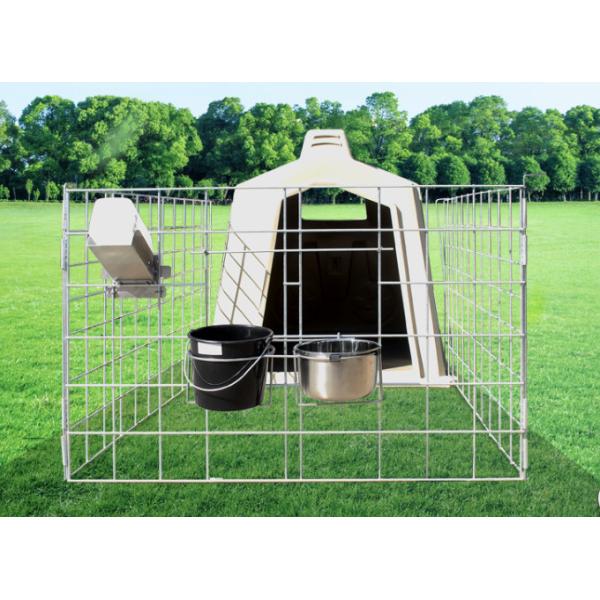 Galvanized Mesh Length 220cm Plastic Calf Shelters Easily Clean