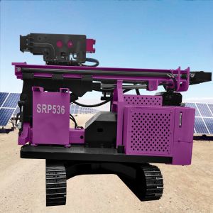Ground Screw Pile Driver Machine Power 70KW Solar Pile Driving Equipment