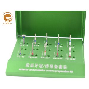 Buy cheap Dental Diamond burs kit Front and rear teeth crown preparation kit from wholesalers