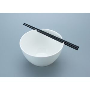 China Ramen 7 Inch Ceramic Noodle Bowl With Chopsticks Holder on sale