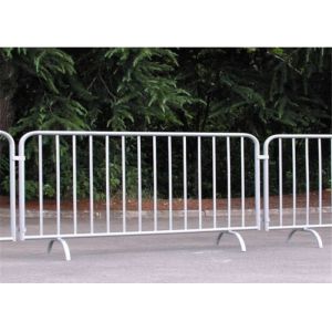 China 1.1*1.2m Portable Crowd Barriers / Road Safety Barriers Removale And Easy To Install on sale