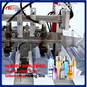 6 Heads Cosmetics Filling Machine Lotion Bottle Filler PLC Control