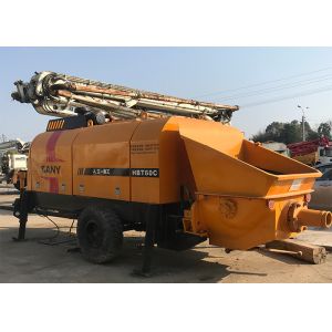 Buy cheap 400M 115KW Used Concrete Trailer Pump , Sany Trailer Mounted Concrete Pump from wholesalers