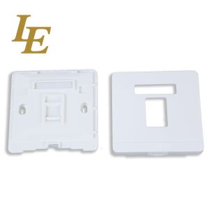 Electrical Plastic Surface Box 86x86mm Screwless Faceplate Socket