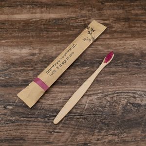 Buy cheap Soft Bamboo Handle Toothbrush Customized Biodegradable Disposable Toothbrush from wholesalers