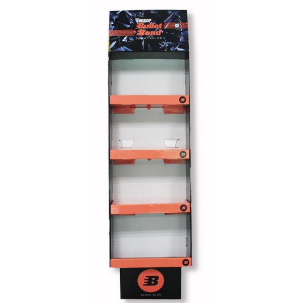 Buy cheap Pantone Lollipop Cardboard Shelving Displays Stand 3D Design from wholesalers