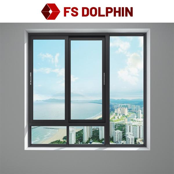 Quality Soundproof Aluminum Sliding Window Thermally Broken Aluminium Double Glazed Windows for sale