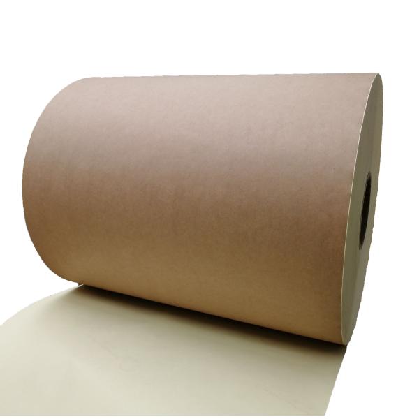 Buy cheap HM0633 Dark Brown Kraft Paper Adhesive Paper Adhesive Label Stock in sheet with PE coated kraft paper from wholesalers