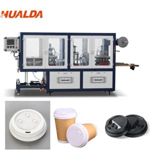 Buy cheap Stable Plastic Cup Plate Making Machine , Cup Lid Machine 0.1 To 1.5 Mm Sheet Thick from wholesalers