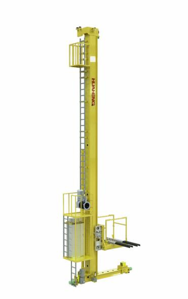Buy cheap 1200 X 1000MM Single Column Pallet Stacker Stacker Crane Warehouse from wholesalers