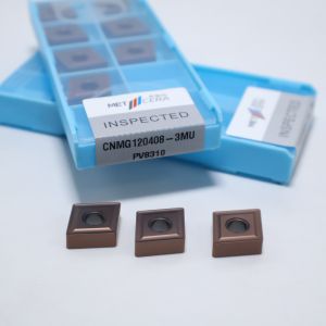 Buy cheap PV8310 Grade CNMG120404 CNMG120408 Carbide Turning Inserts for Steel and Stainless Steel Negative insert in 3MU chipbreaker from wholesalers