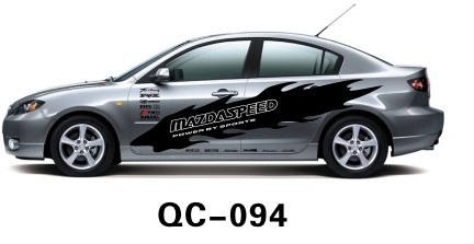 Buy cheap UV offset printing Waterproof Car Body Sticker QC-094E from wholesalers