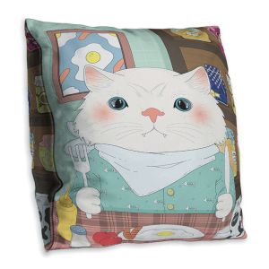 Buy cheap Square Thin Chair Cushions , Printed No Fading Chair Seat Pads 500 - 1100G from wholesalers