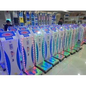 Buy cheap 500kg Load Coin Operated Luggage Scales With Colorful LED Light And Spanish Language from wholesalers