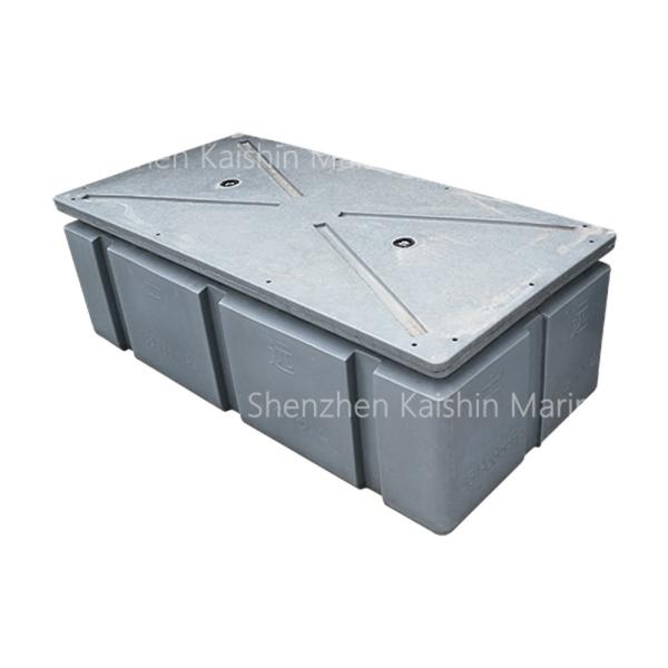 LLDPE Floatation Dock Floater With EPS Foam For Marine Structures Aluminum Alloy