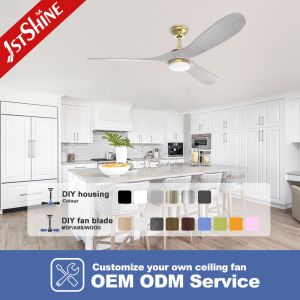 Buy cheap Easy Installation and Cool Function 1stshine LED Ceiling Fan with Solid Wood Design from wholesalers