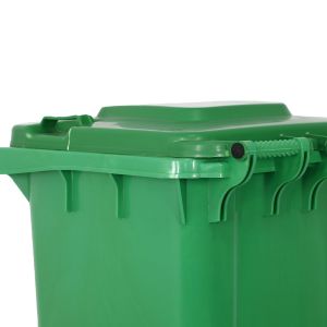 Outdoor plastic trash can usage 360 liter garbage bin in China dust bin with