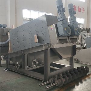 Buy cheap Screw Press Sludge Dewatering Wastewater Treatment For Industrial Pollution from wholesalers
