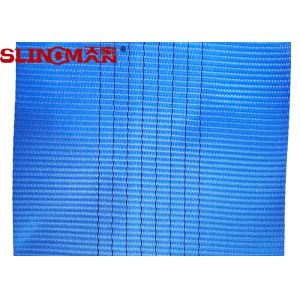 Duplex Polyester Colour Code Of Flat Lifting Webbing Sling 8 Ton For Lawn