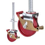 Buy cheap 8 Inch Nylon Scaffolding Caster Wheels Solid Long Steel Stem Adjustable Height Scaffold Wheels from wholesalers