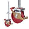 Buy cheap 8 Inch Nylon Scaffolding Caster Wheels Solid Long Steel Stem Adjustable Height Scaffold Wheels from wholesalers