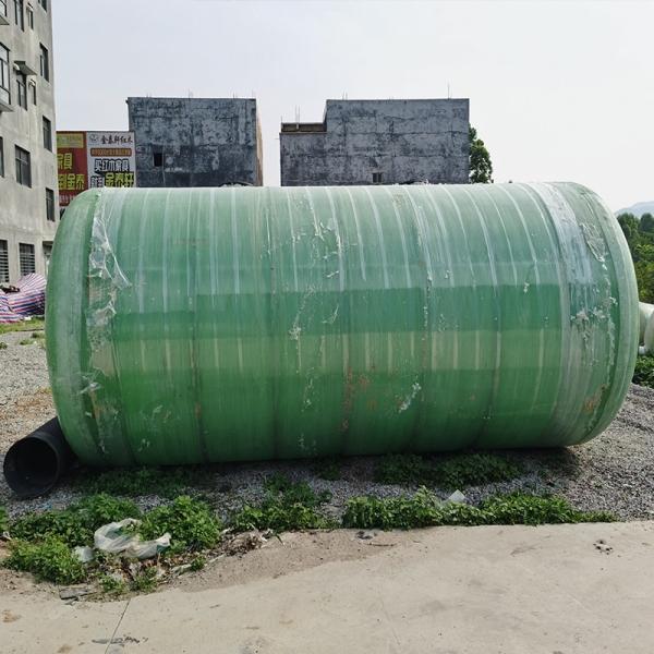 Quality Antiseptic Horizontal Cylinder Tank Frp Wastewater Storage Tank for sale