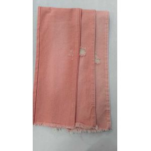 10.6oz Pink Left twill with full width 180cm construction 10*7 Denim fabric