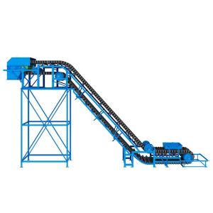 Buy cheap 11m3/H Horizontal Idler Roller Cleated Sidewall Conveyor from wholesalers