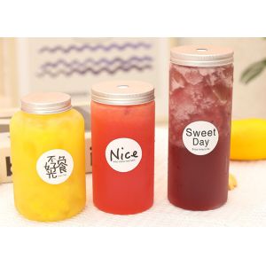 Buy cheap Plastic Reusable Juice Bottles For Milk Tea 350ML 500ML from wholesalers