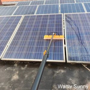 Buy cheap Durable Solar Panel Cleaning Brush with Manual Water Spray Physical Cleaning Principle from wholesalers