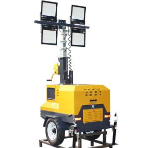 Buy cheap 60 Ra Green Power Trailer Type Mobile Solar Led Tower Light with Dimmer Function from wholesalers