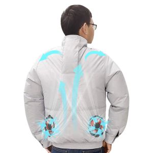 Buy cheap 4XL Knitted Air Conditioned Shirts Breathable Ac Cooling Jacket from wholesalers