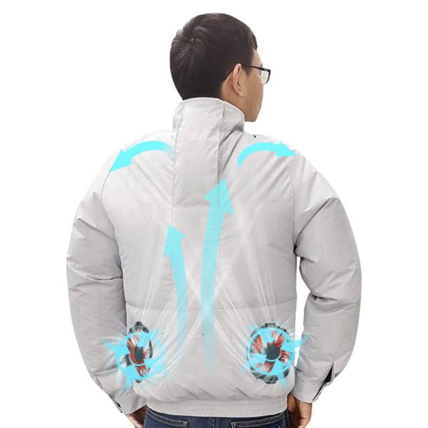 Quality 4XL Knitted Air Conditioned Shirts Breathable Ac Cooling Jacket for sale