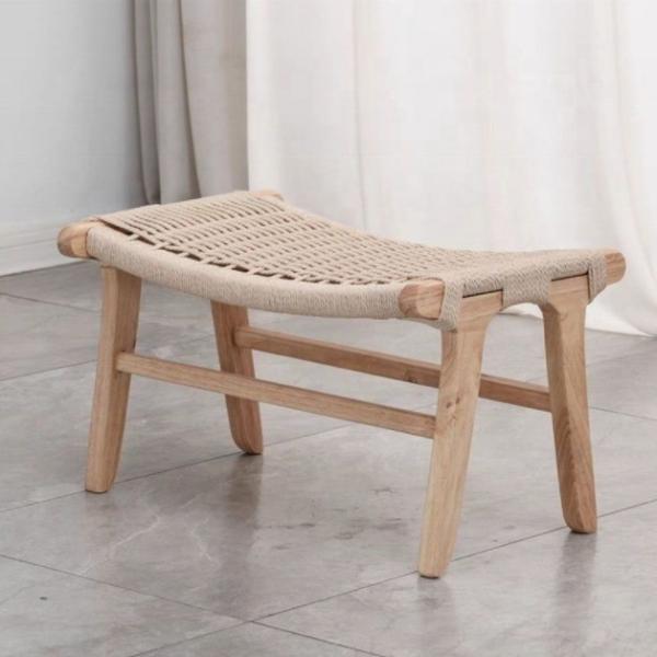 Buy cheap Wooden Ottoman Stool Perfect for Home Office Furniture and Customization Options from wholesalers