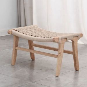 Buy cheap Wooden Ottoman Stool Perfect for Home Office Furniture and Customization Options from wholesalers