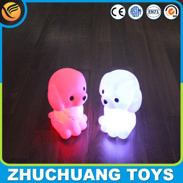 Quality transparent dog coin money saver bank with LED light for sale