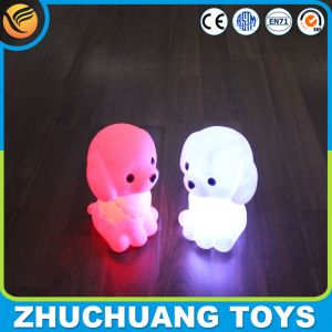 Buy cheap transparent dog coin money saver bank with LED light from wholesalers