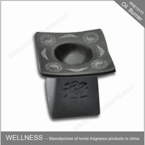 Buy cheap Retro Design Ceramic Essential Oil Burner Gray Color For Home Decoration from wholesalers