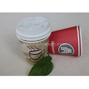 Colored Printed Singel Wall Paper Cups 12oz 380ml Coffee Cups Disposable With