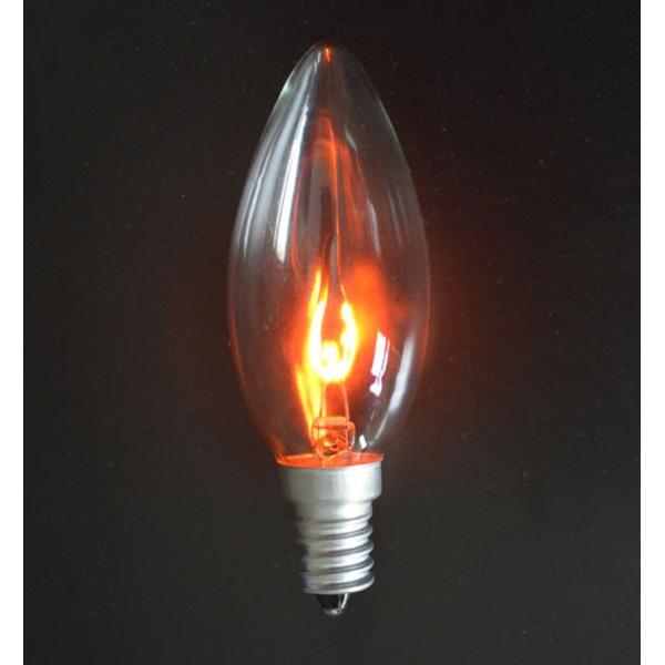 Quality C35 3w E14 Led Flame Effect Light Bulb Globe Flame Bulb Warm White Energy Saving for sale